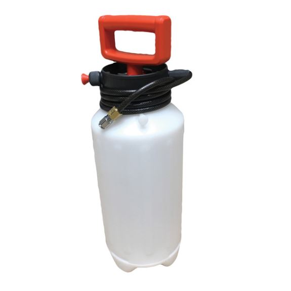 Brugt Vandtryksbeholder med fittings, 5 liter